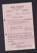 Berlin rechnung 1925 gebraucht kaufen  Leipzig