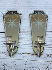 Pair mirrored candle for sale  Mount Sinai