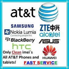 Att clean unlock for sale  Shipping to Canada