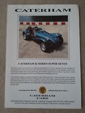 Caterham series super for sale  UK