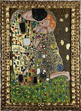 Pintura a óleo sobre tela assinada e estampada emoldurada Gustav Klimt (feita à mão) comprar usado  Enviando para Brazil