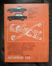 Triumph spitfire owners for sale  KIDDERMINSTER