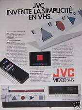 1984 jvc vcr d'occasion  Expédié en Belgium