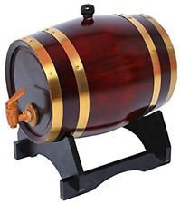 5L Whiskey Barrel Dispenser Oak Aging Barrels Home Whiskey Barrel Decanter for sale  Shipping to South Africa