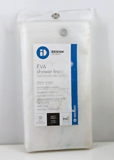 Forro de chuveiro iDesign EVA peso pesado barraca sem PVC tamanho 54 x 78 branco geada comprar usado  Enviando para Brazil