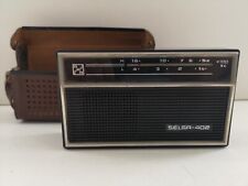 Vintage Radio Selga 402 Radio tranzystorowe z futerałem - części zamienne / naprawa na sprzedaż  Wysyłka do Poland