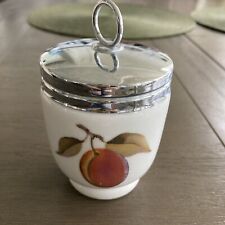 Evesham - Royal Worcester King Size Egg Coddler Plum and Red Currant for sale  Shipping to South Africa