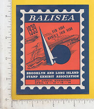 Adesivo 9819 Brooklyn and Long Island Stamp Exhibit Association '39 World's Fair, usado comprar usado  Enviando para Brazil