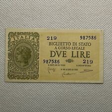 banconote italiane 1944 usato  Veroli