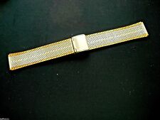 Bracelet acier inox bi color 19 mm montre vintage strap  racing chrono band  3, usado comprar usado  Enviando para Brazil