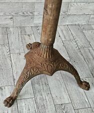 Suporte de base de mesa de ferro fundido antigo com 3 pés de perna pedestal ferro fundido?  comprar usado  Enviando para Brazil