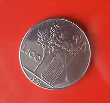 100 lire 1981 usato  Cerveteri