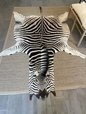 Zebra skin rug for sale  Prospect