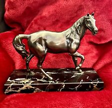 Pferd bronze marmorplatte gebraucht kaufen  Bremen