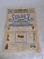 Catalogue vintage accessoires d'occasion  Bais