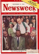 1947 newsweek november for sale  Kaufman