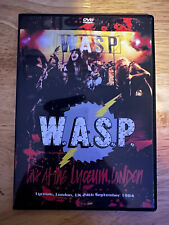 W.A.S.P. - Live at the Lyceum 1984 DVD Live Blackie Lawless WASP, usado segunda mano  Embacar hacia Argentina