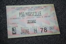 Occasion, TICKET )) PSG V MARSEILLE OM - Saison 1993/1994 d'occasion  Jujurieux