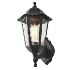 Litecraft Neri Wall Light Outdoor IP44 Traditional Lantern - Black Clearance    , used for sale  Shipping to South Africa