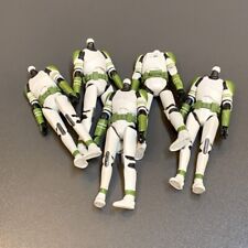 Lote 5 peças 3,75" Star Wars Vintage Coleção Clone Trooper Captain Figura Sem Cabeça comprar usado  Enviando para Brazil