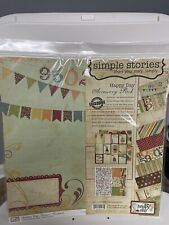 Kits de colección Simple Stories 12x12 día feliz elemental verano navidad segunda mano  Embacar hacia Mexico