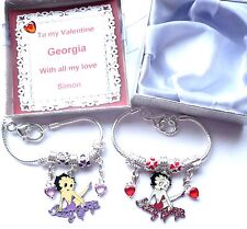 Valentine charm bracelet for sale  SHEFFIELD