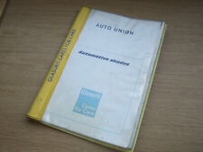 Used, AUTO-UNION 1957-74 GLASURIT PAINT SWATCH BOOK AUTO-UNION 1000 DKW F102 1000SP ? for sale  Shipping to South Africa