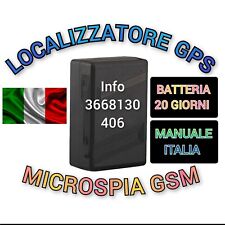 Microspia audio localizzatore usato  Italia