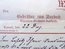 Cassel 1899 rechnung gebraucht kaufen  Deutschland