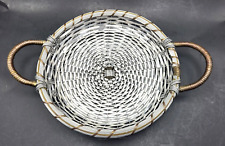 Vtg silver woven for sale  Fuquay Varina