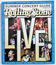 Guía de conciertos de verano de junio de 2001 de la revista Rolling Stone segunda mano  Embacar hacia Argentina