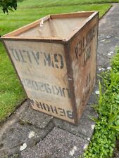 Wooden tea chest for sale  HARPENDEN