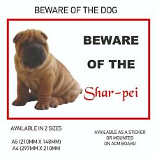 Funny beware shar for sale  PAISLEY