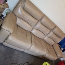 Seater leather sofa for sale  FELTHAM