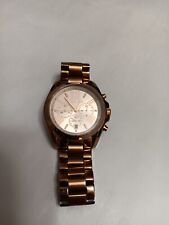 Relógio feminino Michael Kors MK5503 Bradshaw cronógrafo pulseira ouro rosa mostrador comprar usado  Enviando para Brazil