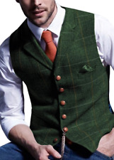 Men vests tweed for sale  Shipping to United States