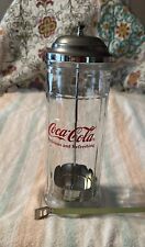 Used, Vintage Retro 12" Coca-Cola Straw Dispenser Holder Diner-Style Glass Chrome 1992 for sale  Shipping to South Africa