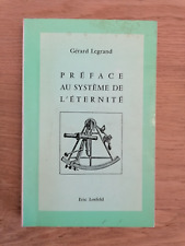 Gérard legrand. préface d'occasion  Pézenas