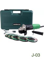 Metabo HPT G12SR4 4-1/2″ Angle Grinder Includes 5 Grinding Wheels & Hard Case for sale  Shipping to South Africa