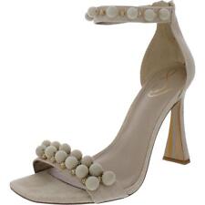 Sam Edelman Womens Luella Beige Suede Heels Shoes 10 Medium (B,M) BHFO 3034 for sale  Shipping to South Africa