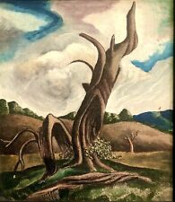 Used, Antique Oil Painting 1930s WPA School Of Thomas Hart Benton- Ruth Colburn for sale  Shipping to South Africa