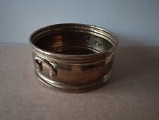 Vintage Solid Brass Plant Pot Planter with Handles - 16cm Diameter x 7cm Tall for sale  Shipping to South Africa