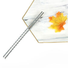 1 Pair Stainless Steel Chopsticks Chinese Reusable Non-Slip Sushi Chop Stic.go na sprzedaż  Wysyłka do Poland