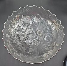 Silver crystal bowl for sale  Rutland