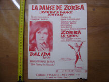 Partition dalida danse d'occasion  Talant