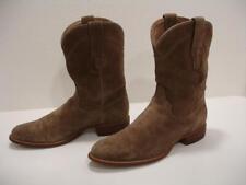 Men's 10 D M Tecovas The Shane Brown Honey Suede Cowboy Western Boots Roughout, used for sale  Shipping to South Africa