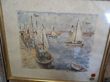 Tableau aquarelle originale d'occasion  Toulouse-