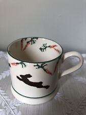 Emma Bridgewater Bunny Rabbit / Hare Carrots Small Mug  1990 Early Used Rare, used for sale  WIRRAL