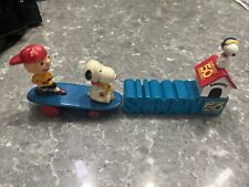 Snoopy Magnetic Dog House 50th Anniversary Toy Peanuts Wendys And Skateboard Toy for sale  Shipping to South Africa