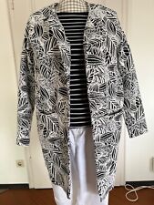 Black white longblazer gebraucht kaufen  Höxter